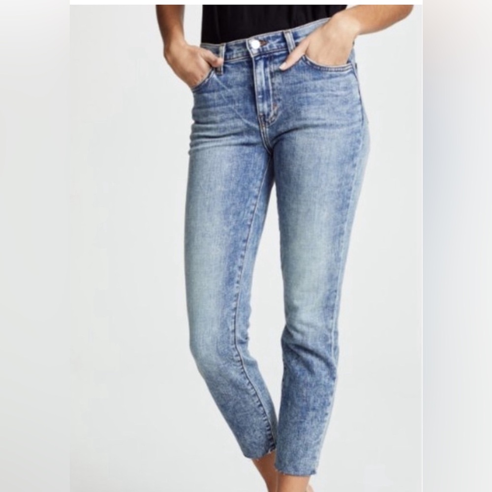 L'agence El Matador Jeans In Prism Blue Acid Wash - Size 26